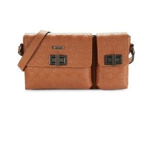 Valentino by Mario Valentino
Paul Monogram-Embossed Leather Crossbody Bag